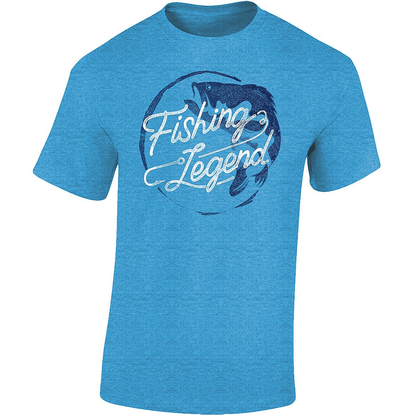 Academy Sports + Outdoors Men's Fishing Legend T-shirt                                                                           - view number 1
