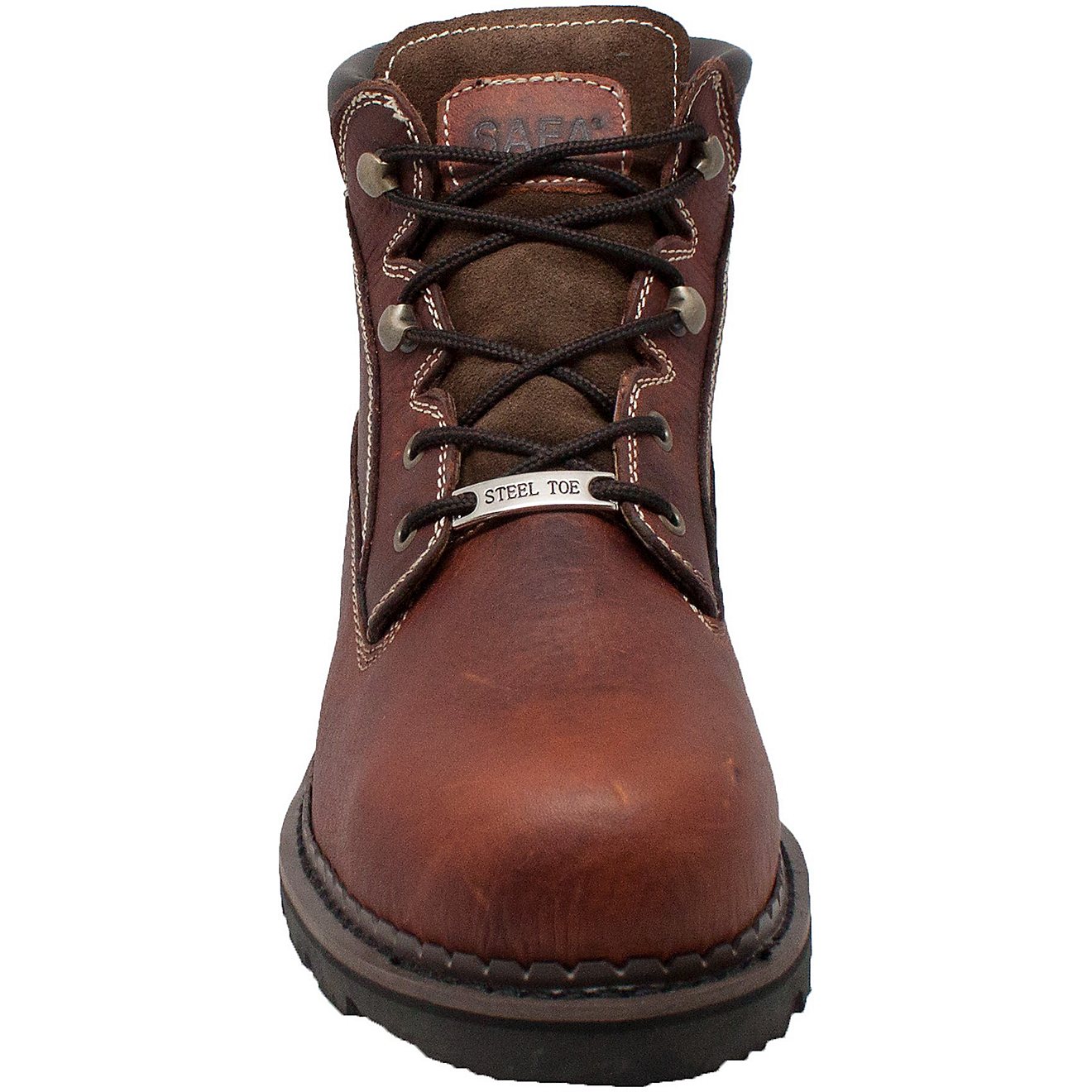AdTec Men's 6 in Lace Up Steel Work Boots                                                                                        - view number 3