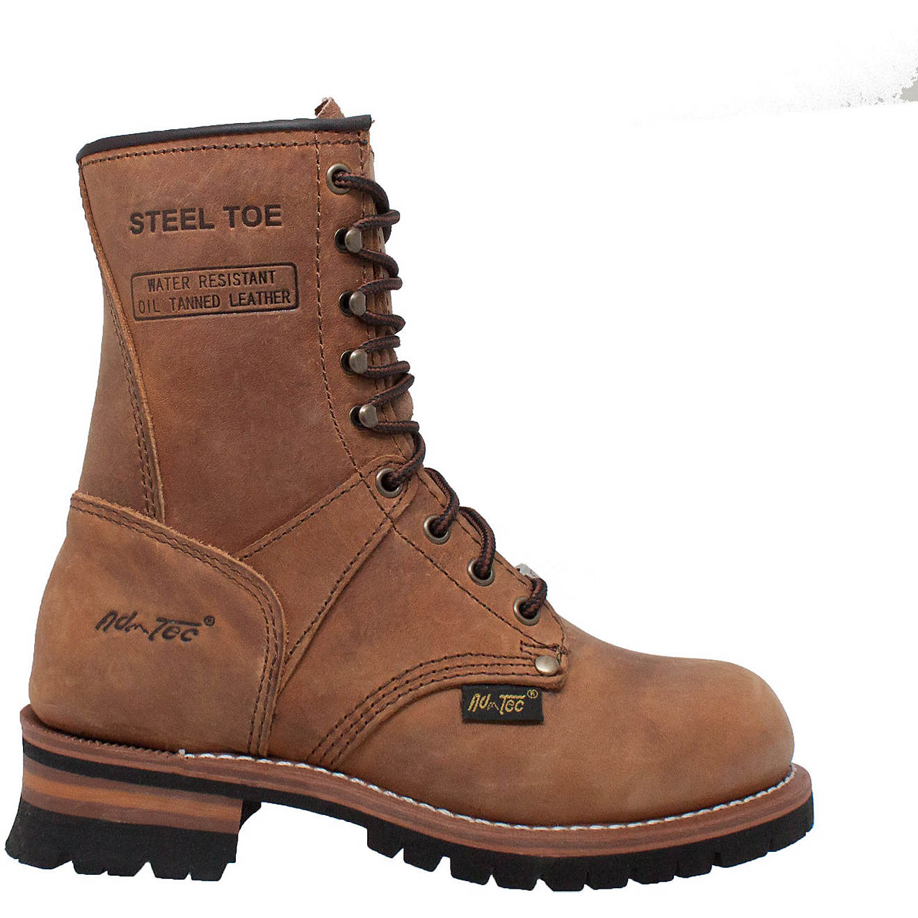 AdTec Women’s Steel Toe Logger Work Boots                                                                                      - view number 1
