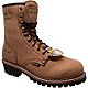 AdTec Men’s 9 in Crazy Horse Waterproof Steel Toe Logger Work Boots                                                            - view number 2 image
