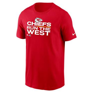 Nike Men's Kansas City Chiefs 2021 Division Champs Trophy Collection Short Sleeve T-shirt                                       