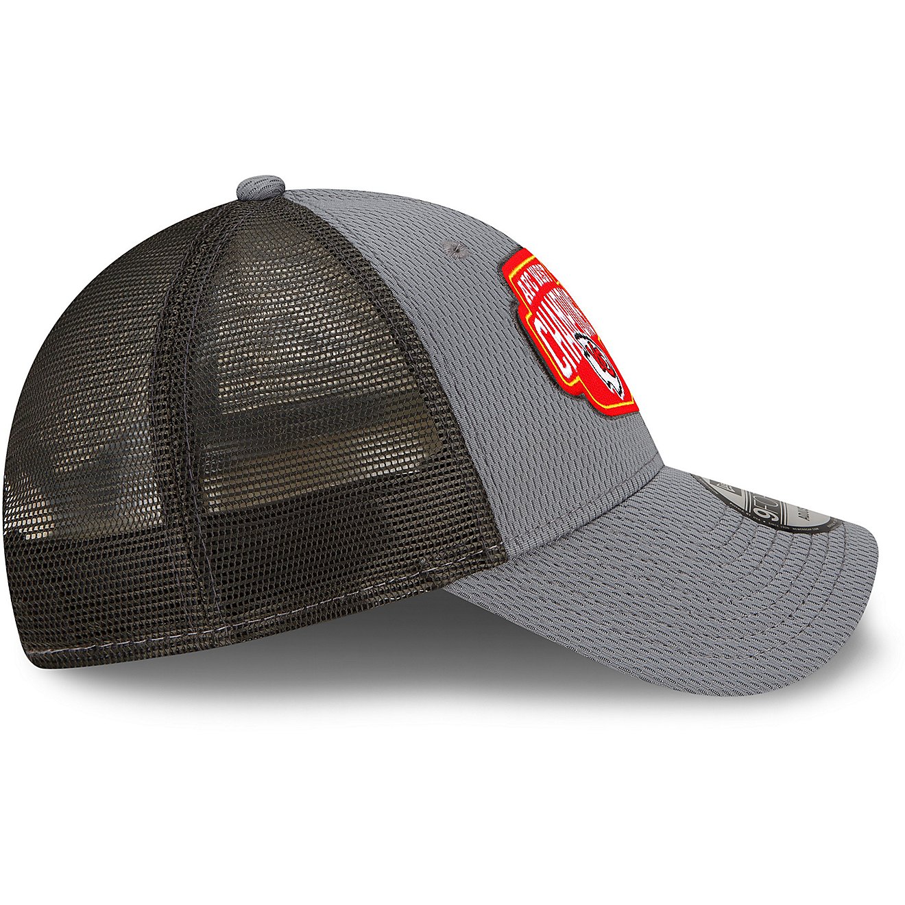 New Era Adults' Kansas City Chiefs 2021 Division Champs Locker Room 9FORTY Cap - view number 6