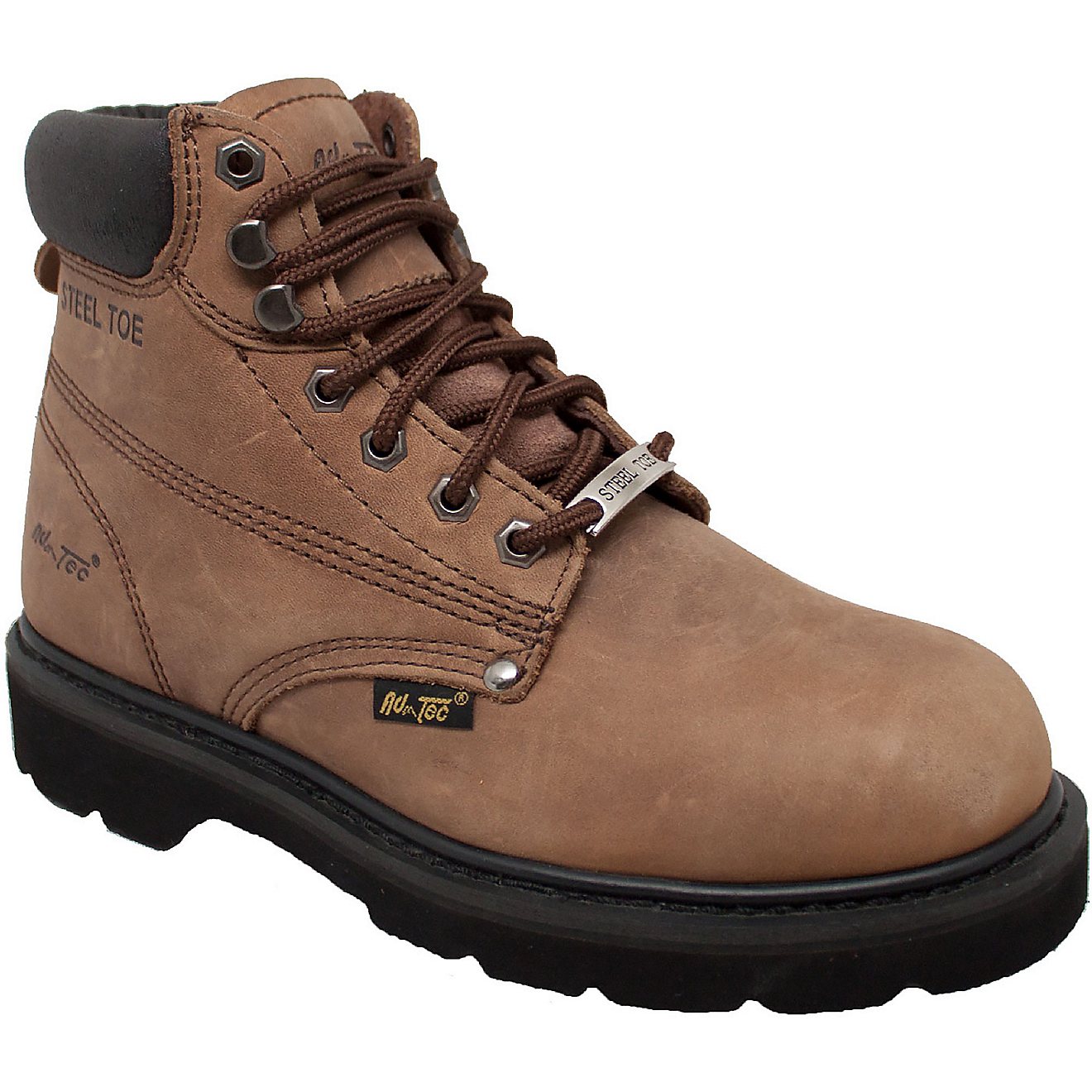 AdTec Men’s 6 in Nubuck Steel Toe Work Boots                                                                                   - view number 2
