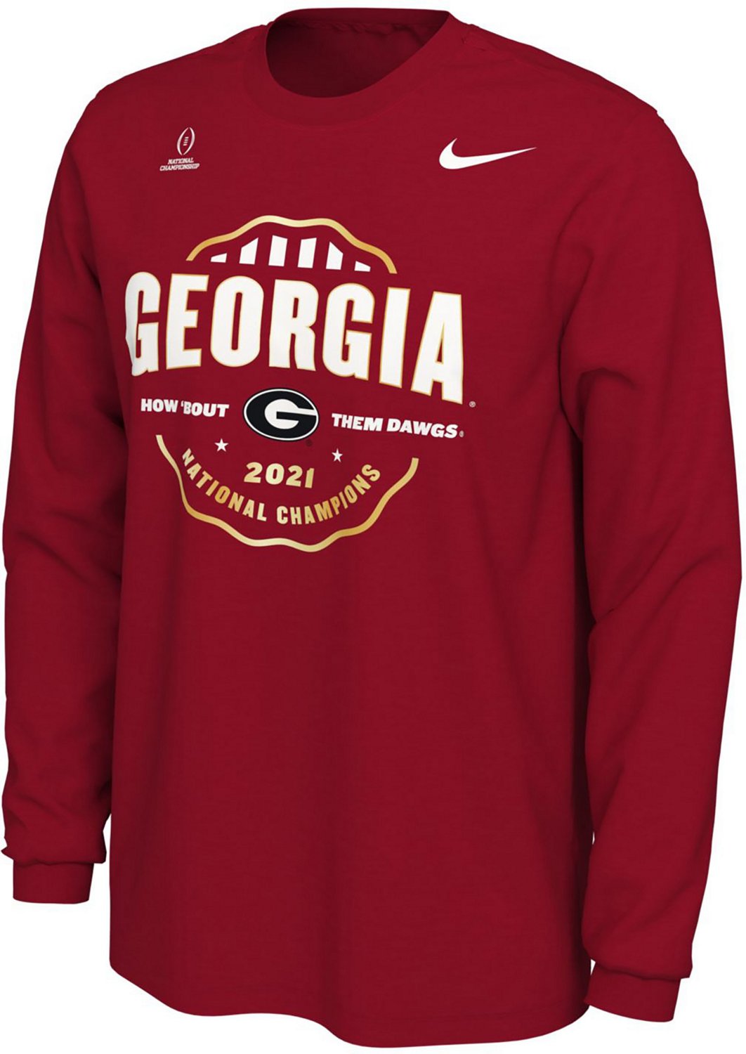 Southern Collegiate Apparel Georgia Bulldogs Old School Adult Short Sleeve T-Shirt 