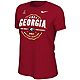 Nike Women's University of Georgia 2021 National Champs Celebration Short Sleeve T-shirt                                         - view number 1 image
