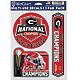 WinCraft University of Georgia ‘21 NCAA CFP Champs Fan Decals 3-Pack                                                           - view number 1 image