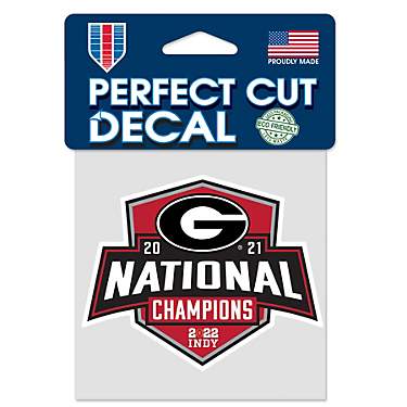 WinCraft University of Georgia ‘21 NCAA CFP Champs Perfect Cut Decal                                                          