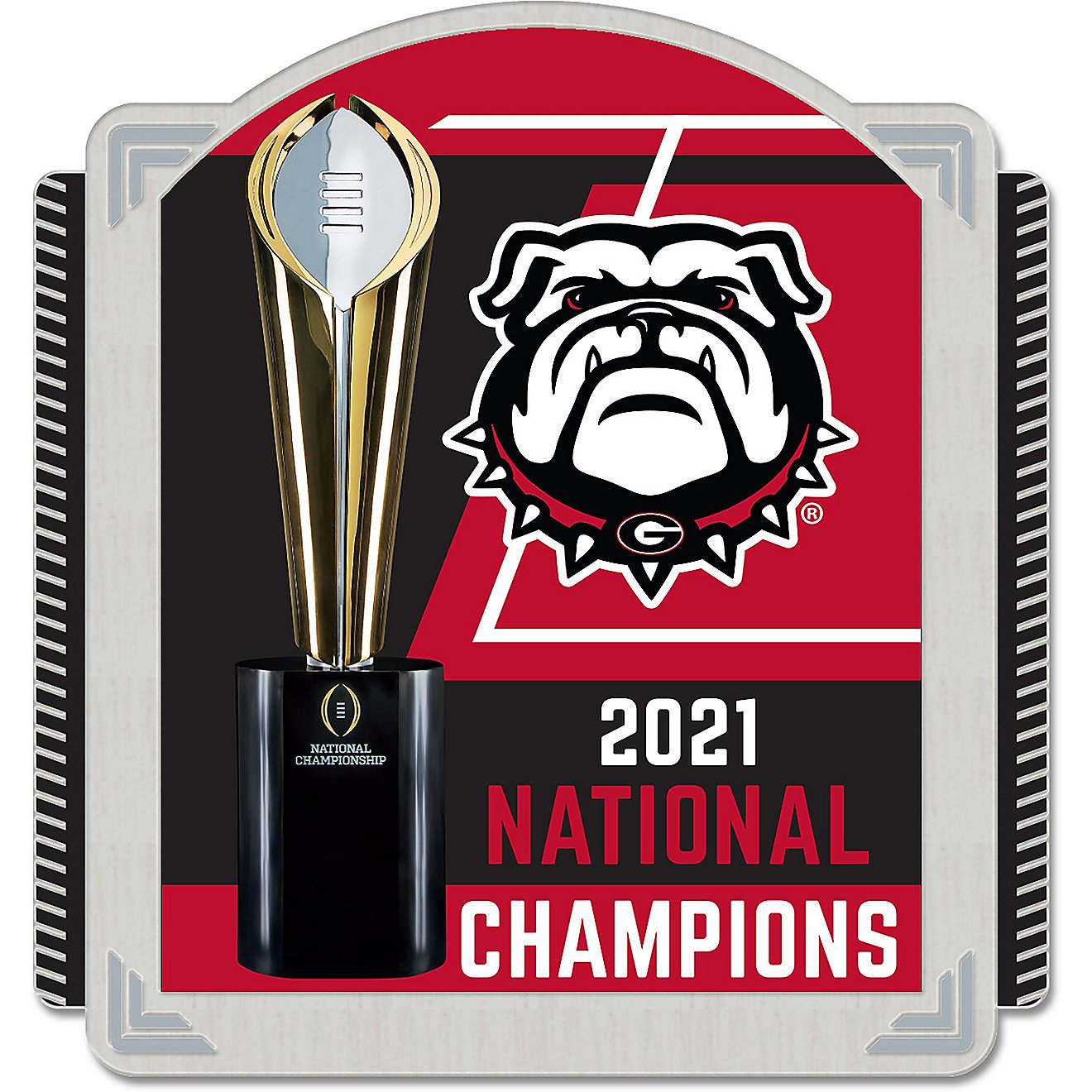 WinCraft University of Georgia ‘21 NCAA CFP Champs Collector Pin                                                               - view number 1