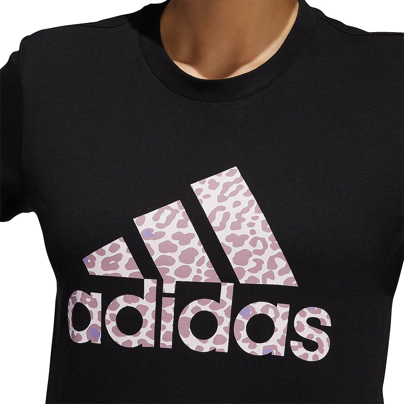 adidas Women's Leopard Graphic Short Sleeve T-shirt                                                                              - view number 4