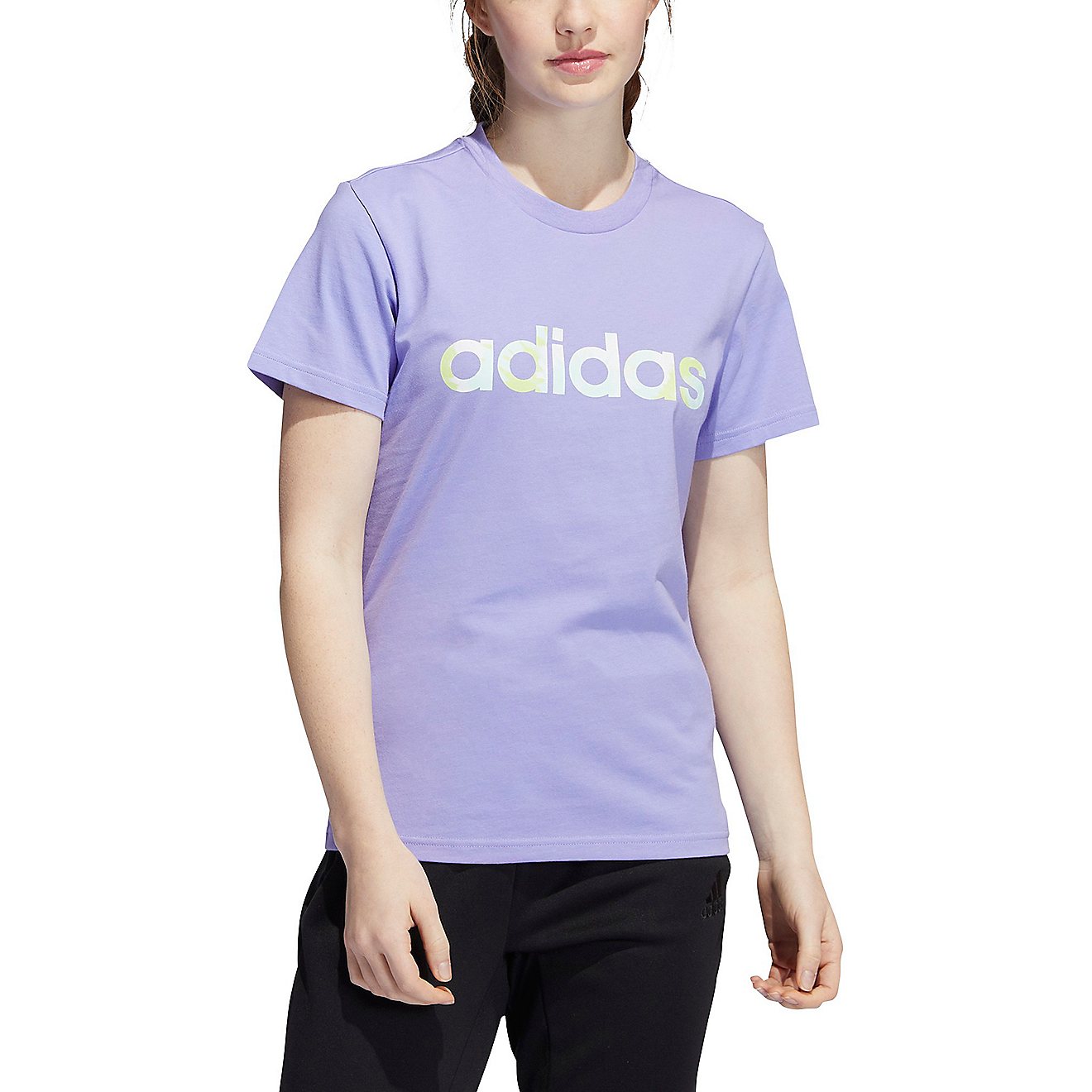 adidas Women's Tie Dye Graphic Short Sleeve T-shirt                                                                              - view number 2