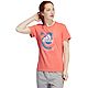 adidas Women's Tie Dye Box Graphic Short Sleeve T-shirt                                                                          - view number 1 image