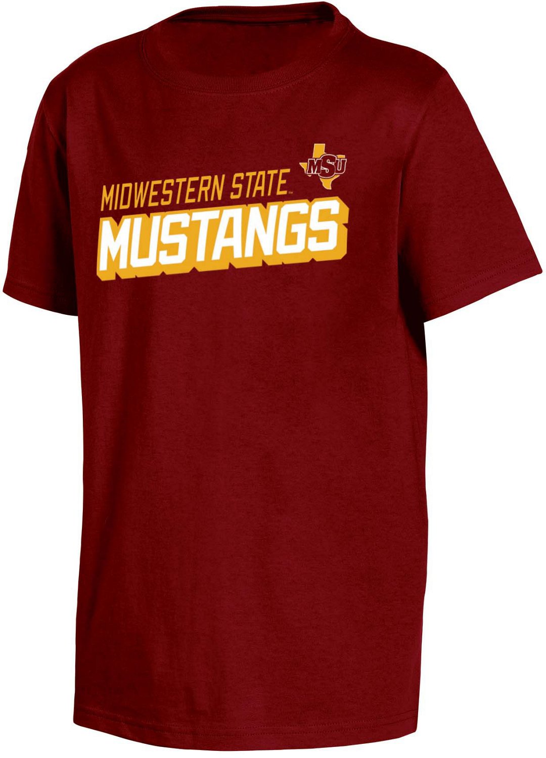 Champion Boys' Midwestern State University Team Over Mascot T-shirt ...