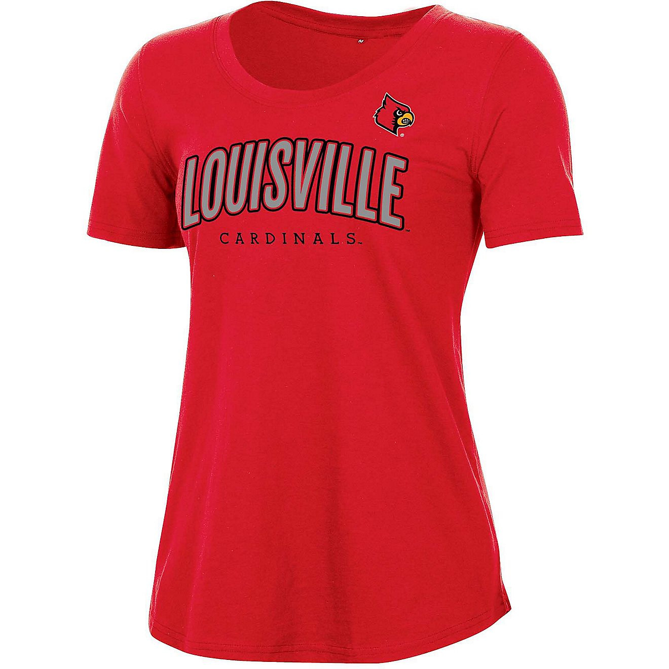 Champion Women’s University of Louisville Relaxed Fit Scoop Neck T-shirt                                                       - view number 1