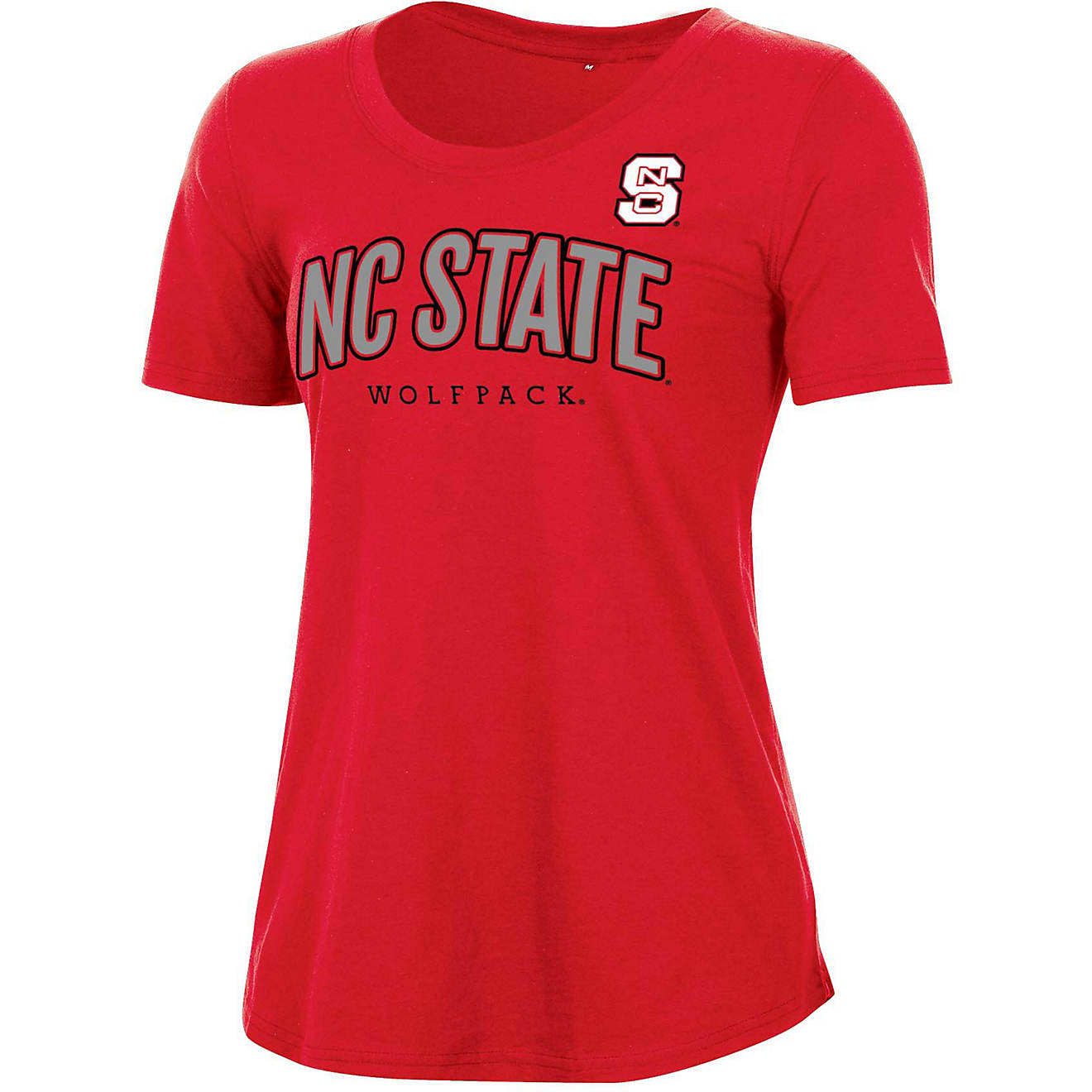 Champion Women’s North Carolina State University Relaxed Fit Scoop Neck T-shirt                                                - view number 1