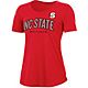 Champion Women’s North Carolina State University Relaxed Fit Scoop Neck T-shirt                                                - view number 1 image
