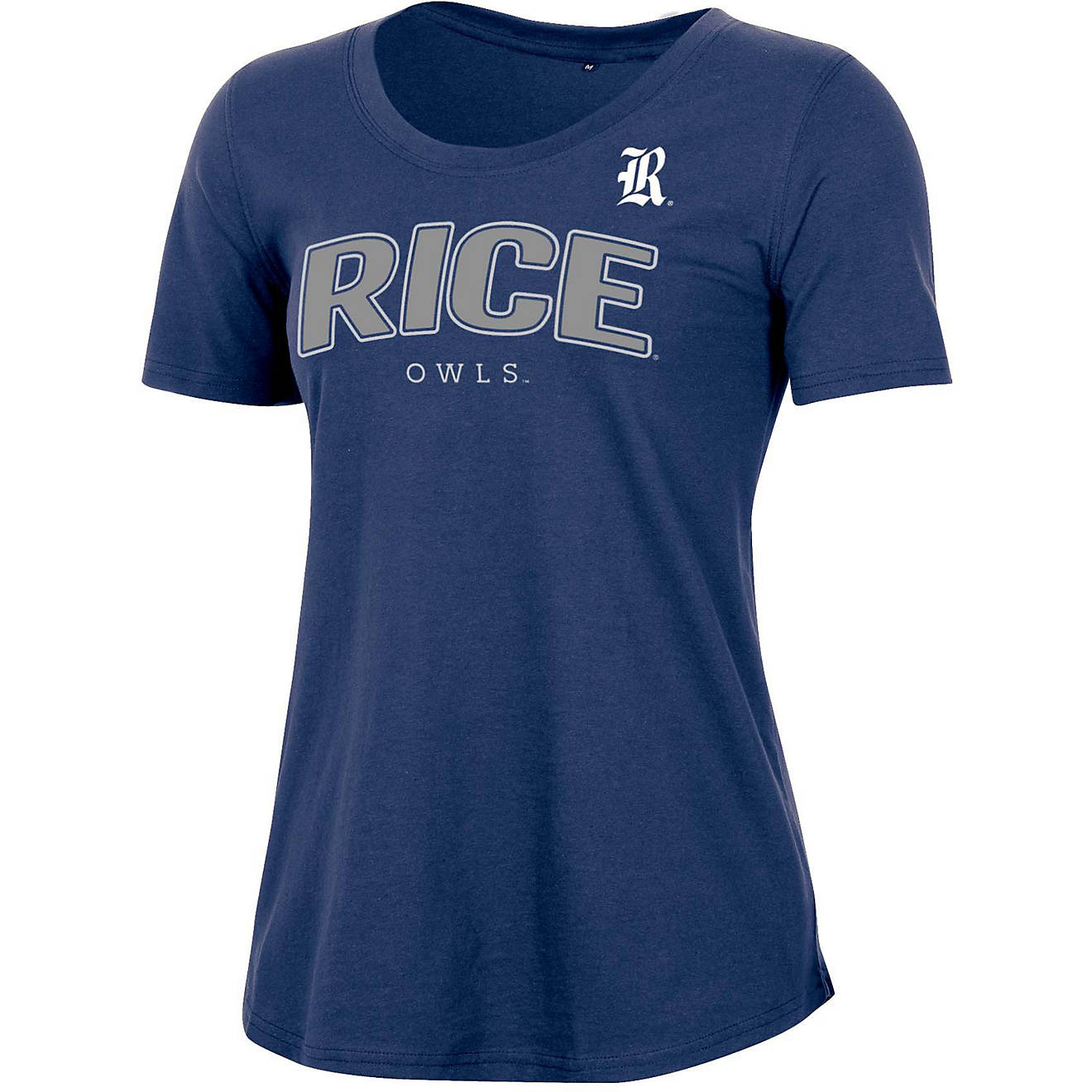Champion Women’s Rice University Relaxed Fit Scoop Neck T-shirt                                                                - view number 1