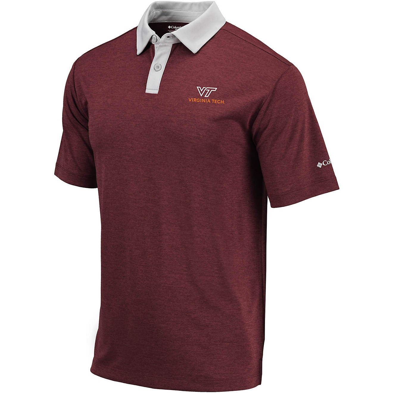 Columbia Sportswear Men's Virginia Tech Range Polo Shirt                                                                         - view number 1