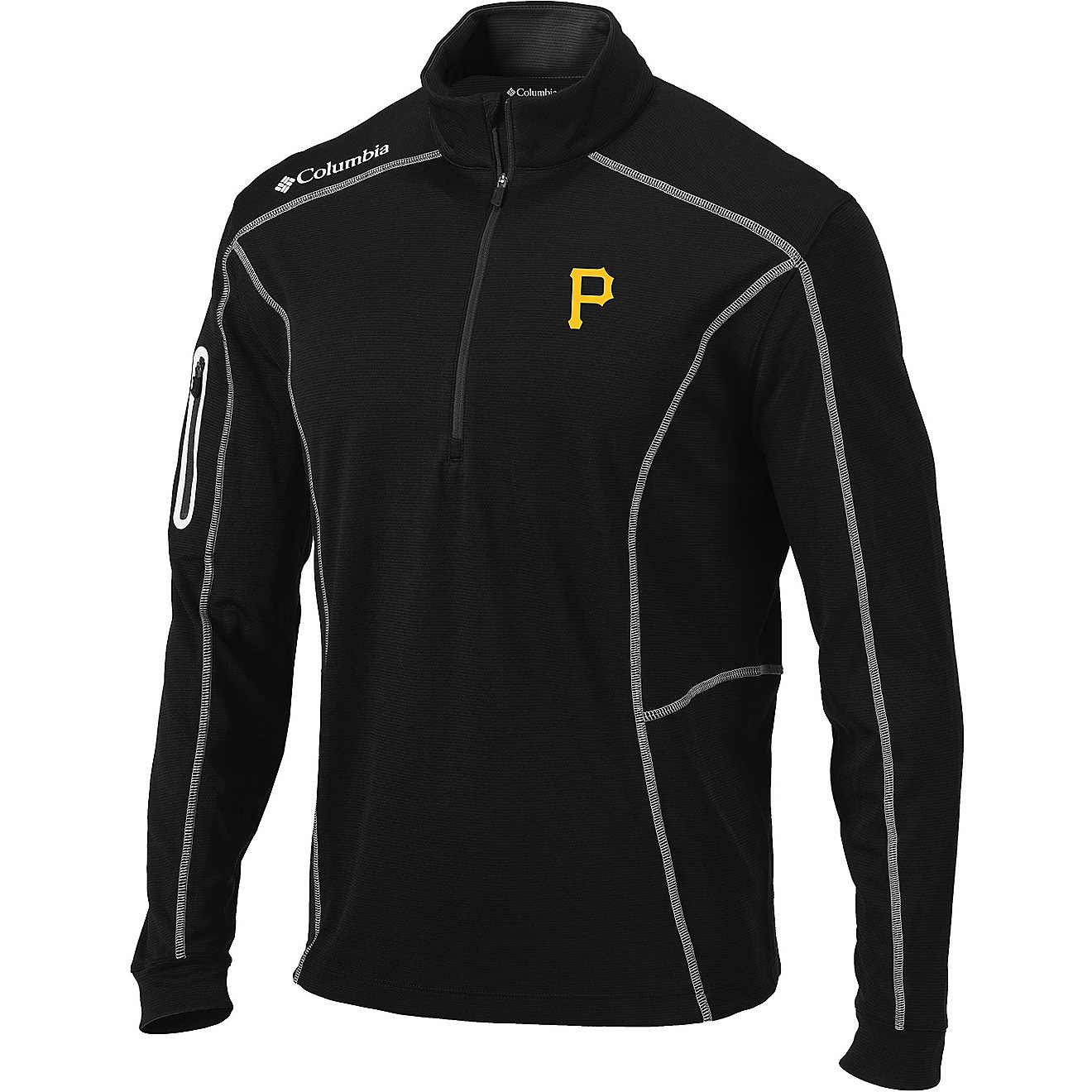 Columbia Sportswear Men's Pittsburgh Pirates Shotgun 1/4 Zip Pullover                                                            - view number 1