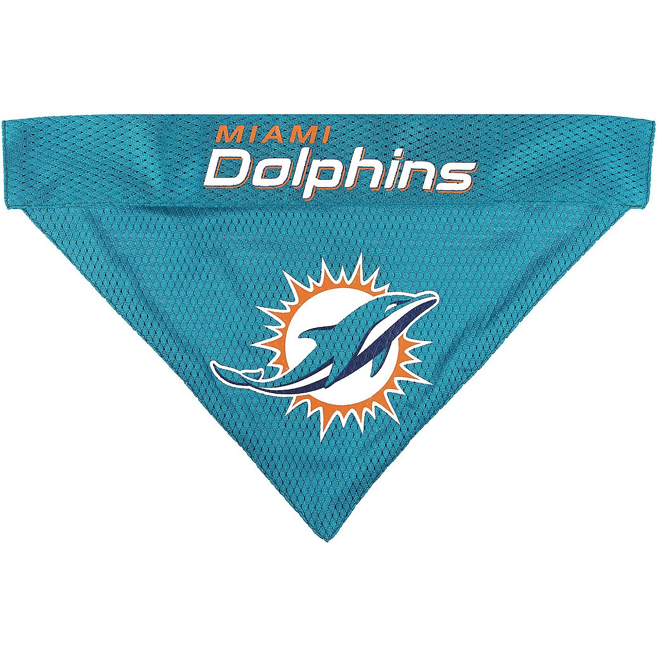Pets First Miami Dolphins Reversible Dog Bandana                                                                                 - view number 2