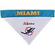 Pets First Miami Dolphins Reversible Dog Bandana                                                                                 - view number 3 image