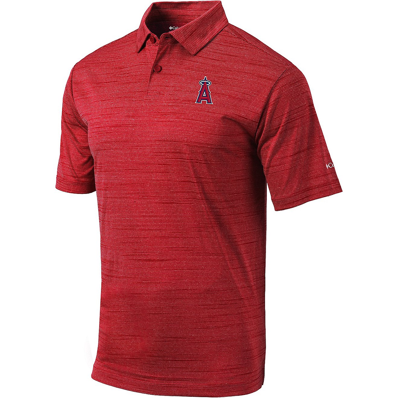 Columbia Sportswear Men’s Los Angeles Angels Set Polo Shirt                                                                    - view number 1