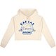 Uscape Apparel Women's University of Kansas Cropped Fleece Hoodie                                                                - view number 1 image