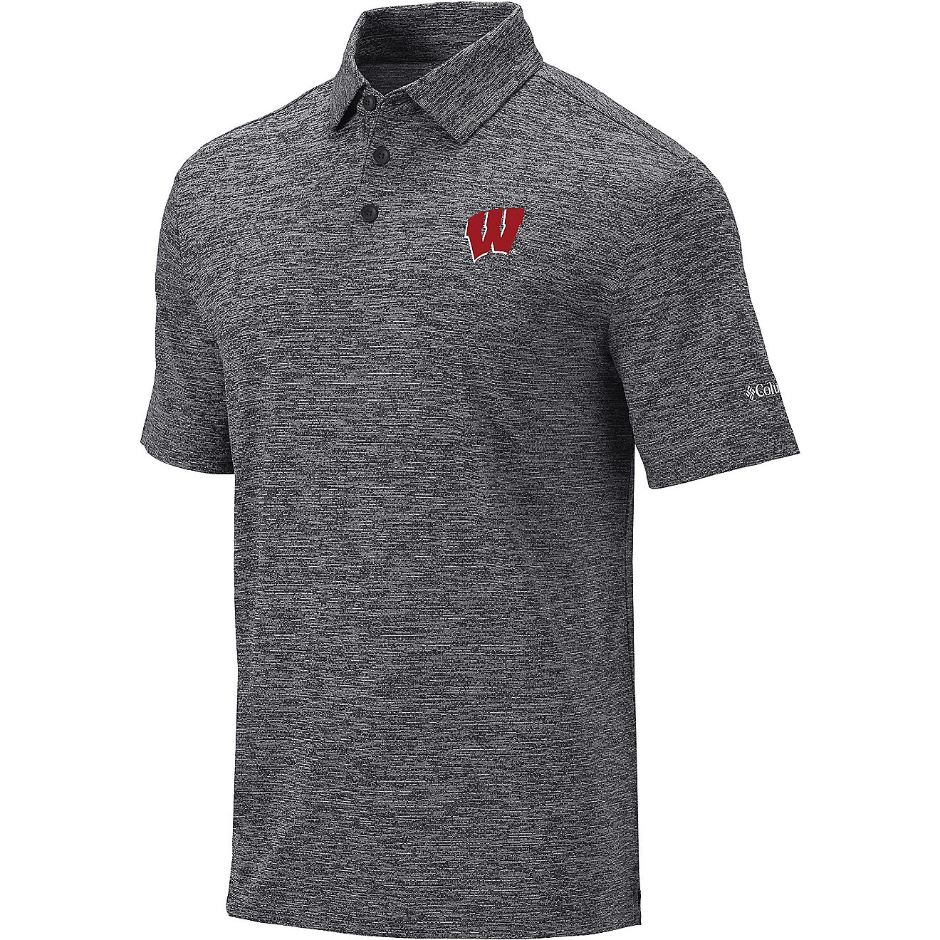 Columbia Sportswear Men's University of Wisconsin Final Round Polo Shirt                                                         - view number 1