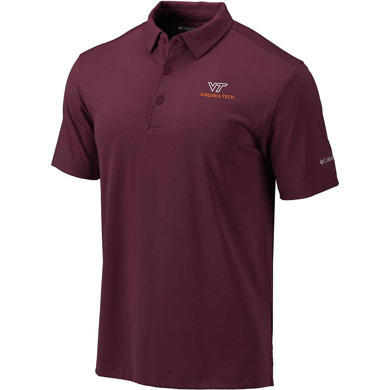 Columbia Sportswear Men's Virginia Tech Drive Polo Shirt                                                                         - view number 1