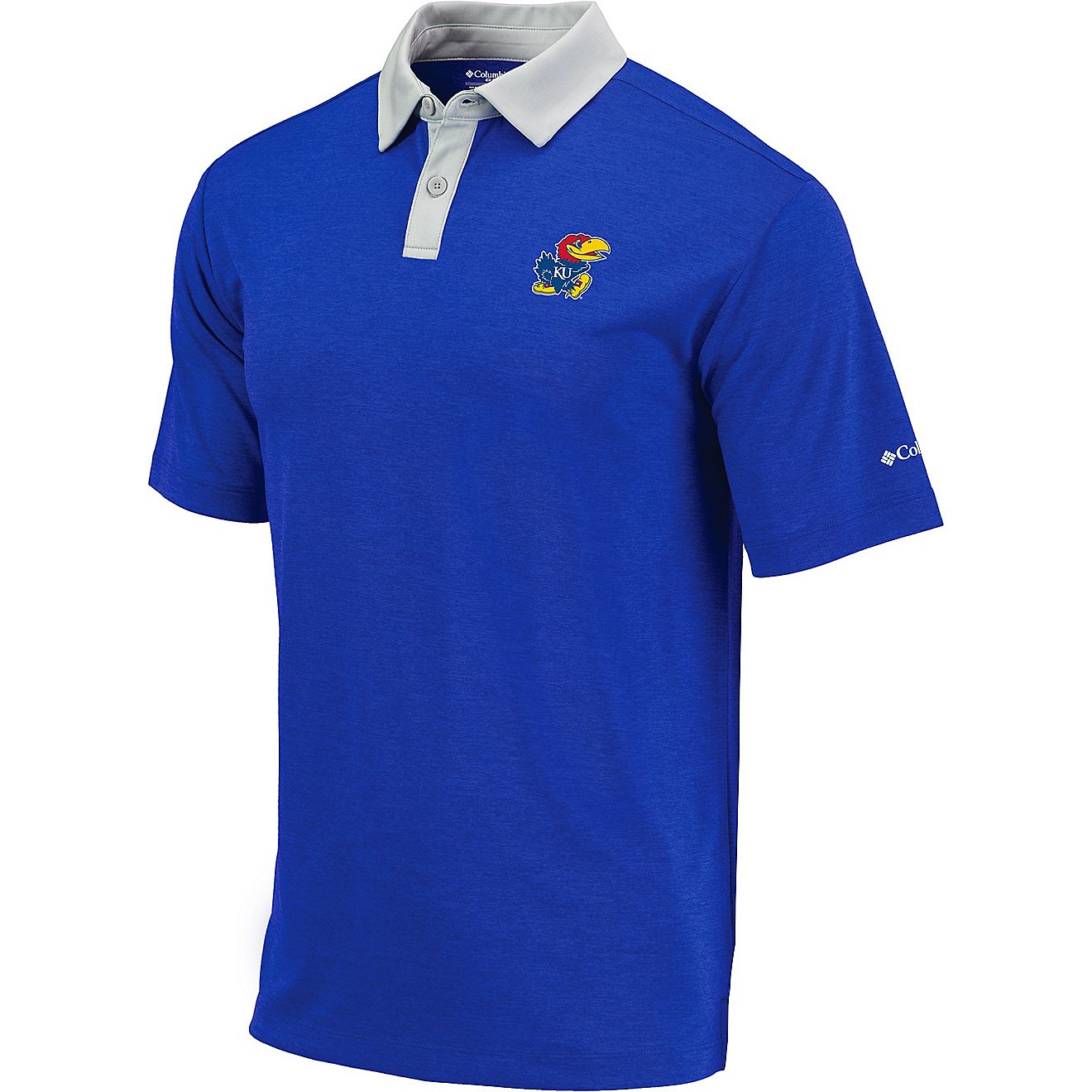 Columbia Sportswear Men's University of Kansas Range Polo Shirt                                                                  - view number 1