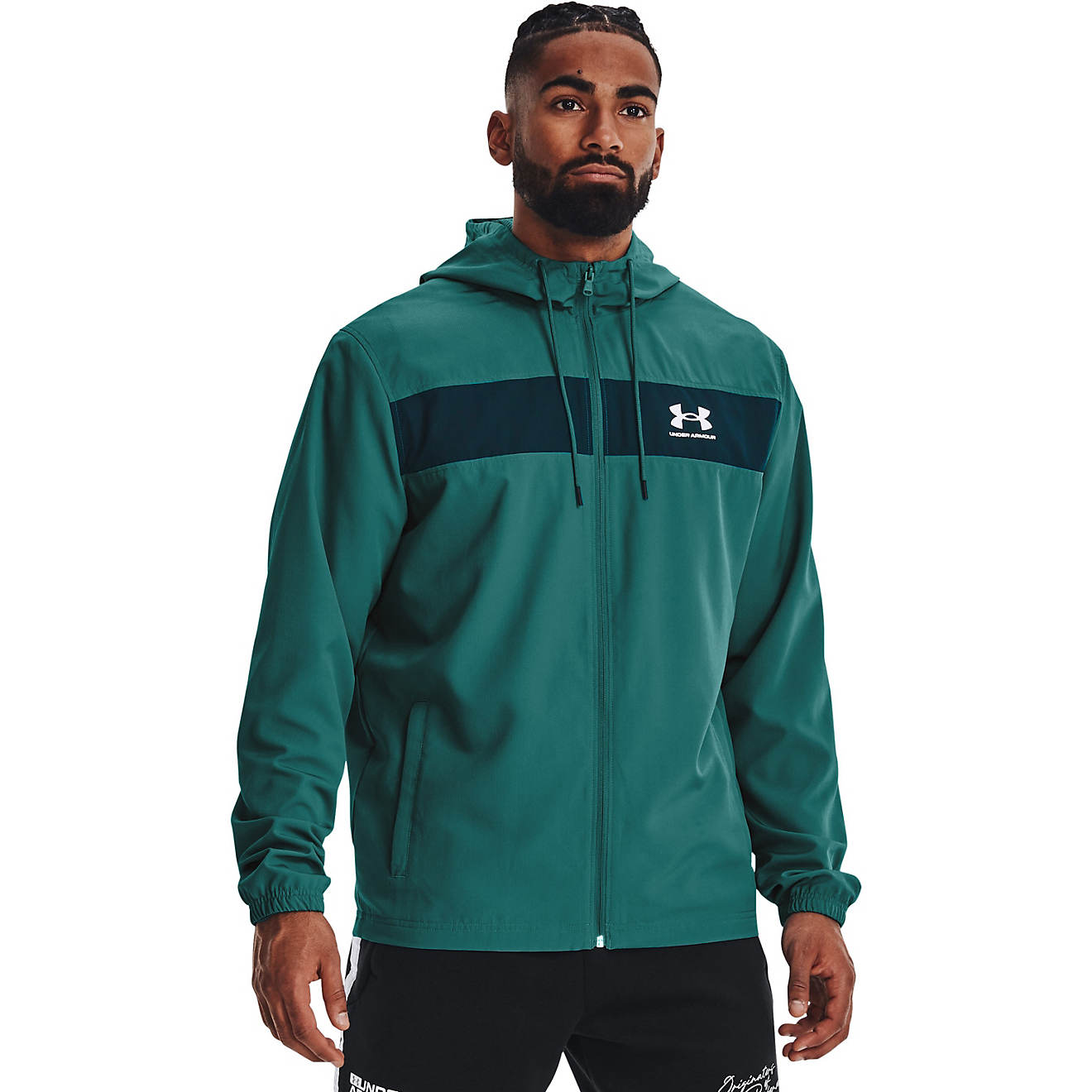 UNDER ARMOUR WIND TOP UNDER ARMOUR FULL ZIP JACKET MENS NEW 1361621 SPORTSTYLE 