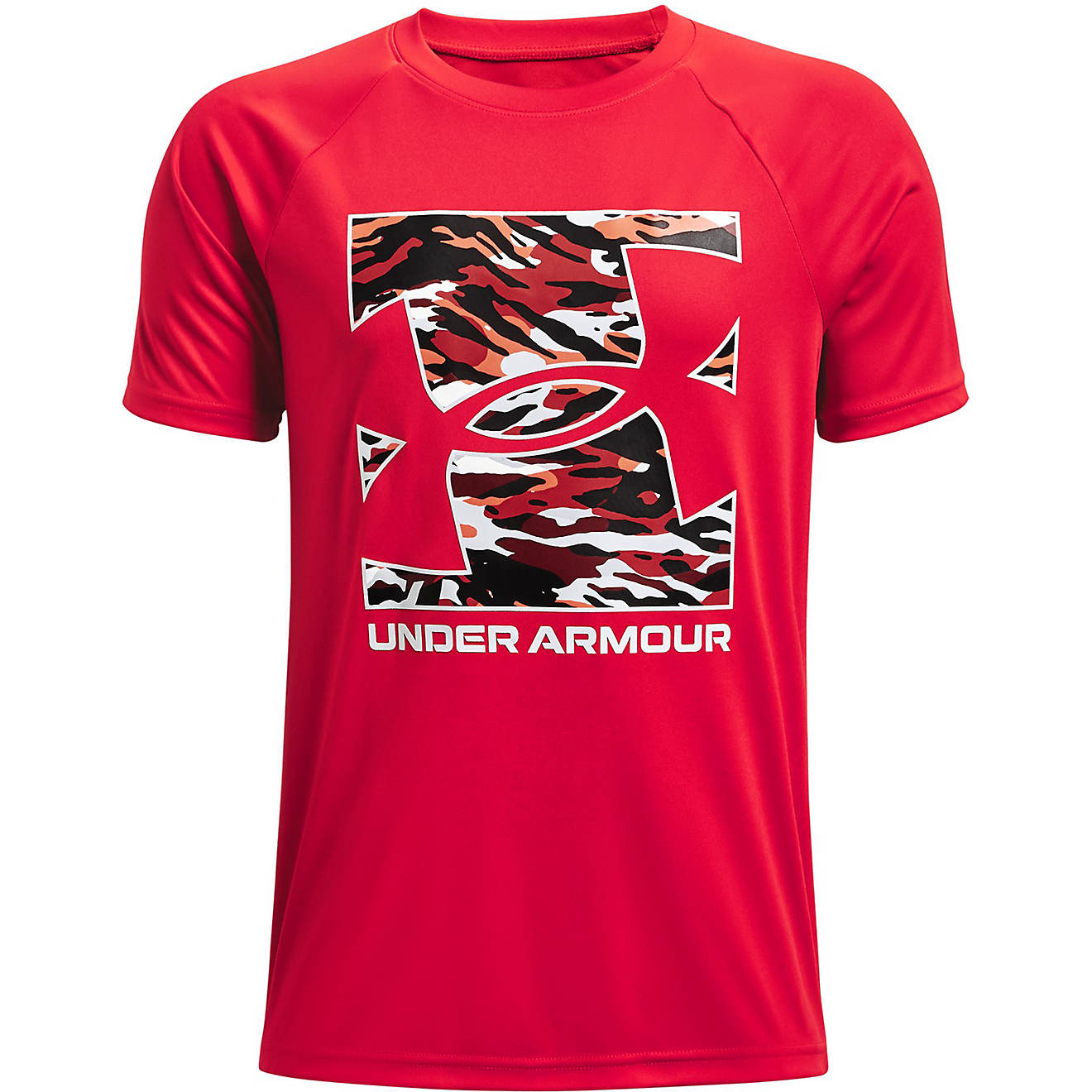 Under Armour Boys' Tech Box Logo Camo T-shirt                                                                                    - view number 1