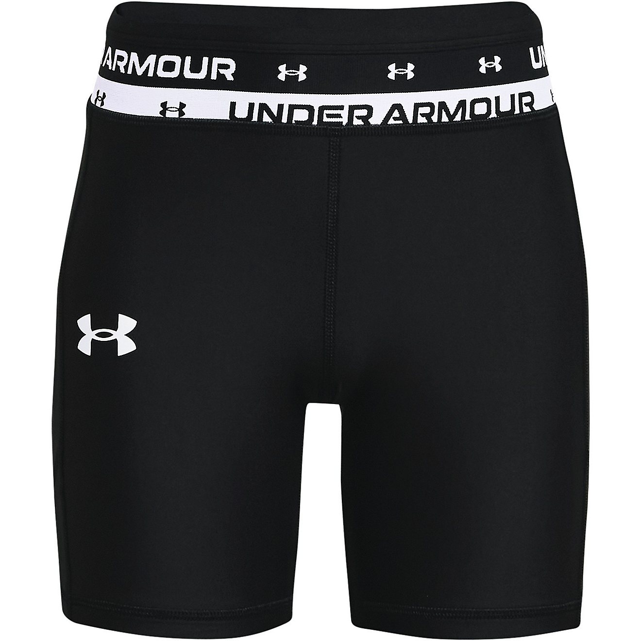 Under Armour Girl's HeatGear Armour Bike Shorts                                                                                  - view number 1