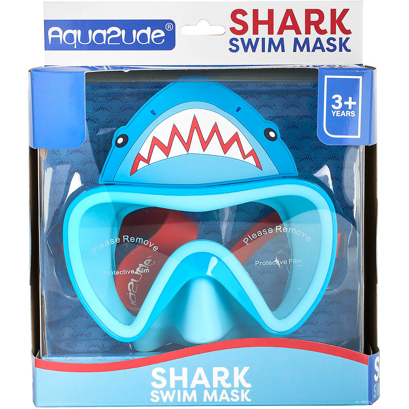 Aqua2ude Boys' Novelty Shark Swim Mask                                                                                           - view number 1