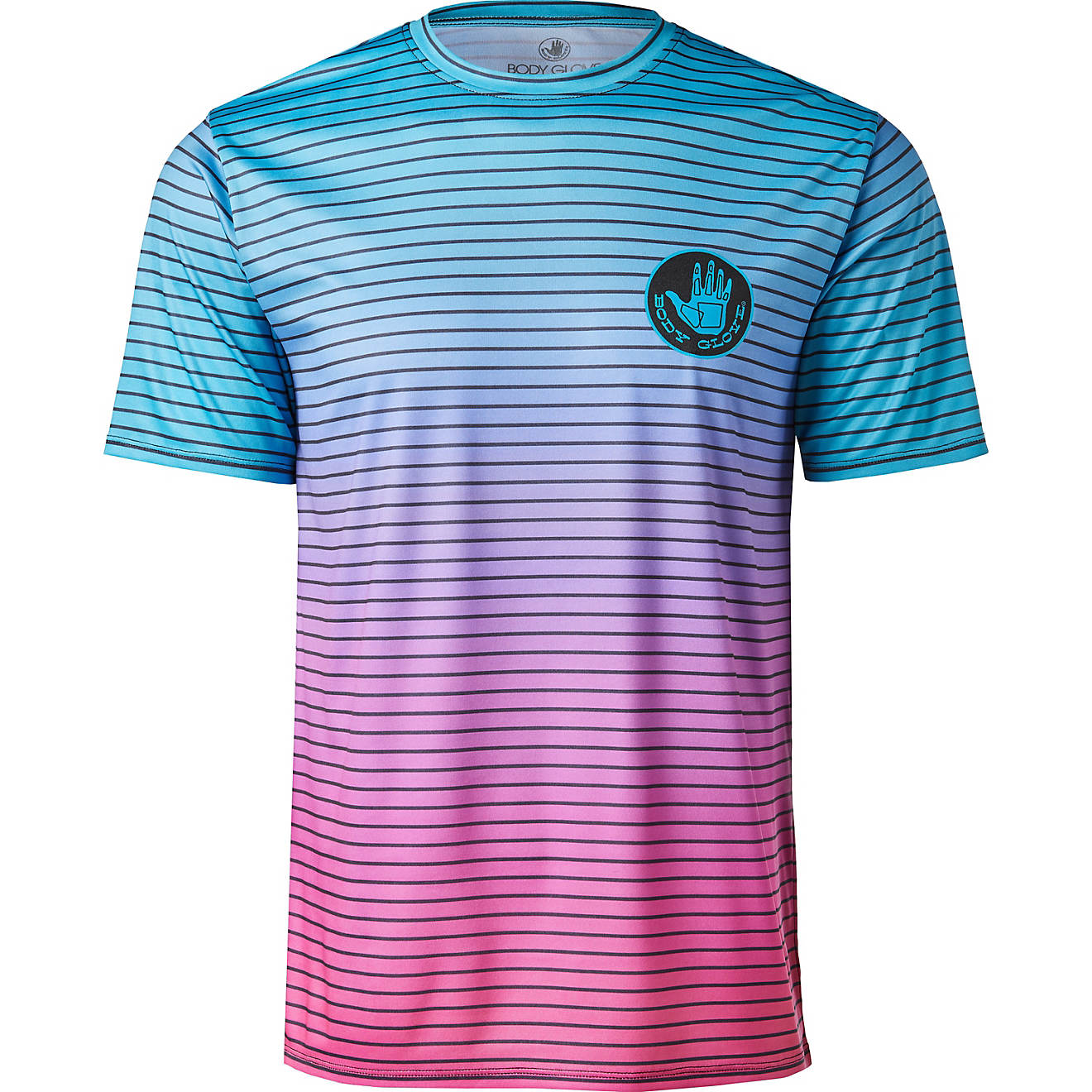 Body Glove Men’s Ombre Stripes UV T-shirt                                                                                      - view number 1