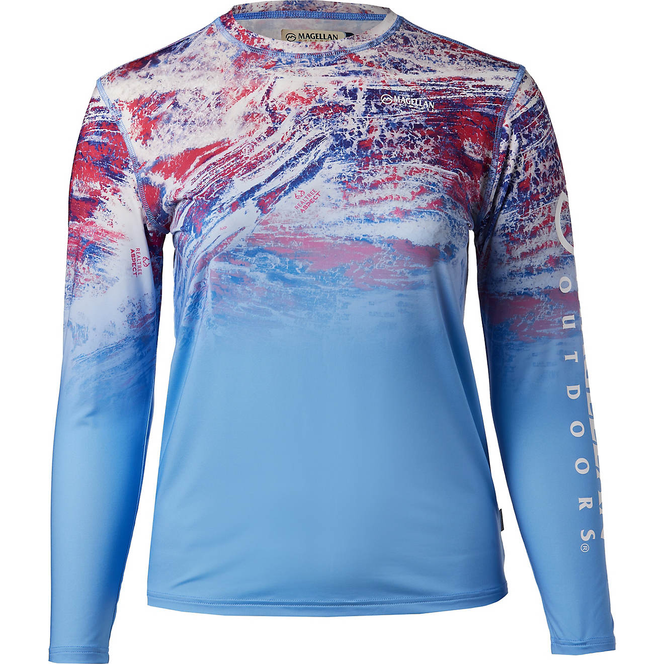 Magellan Outdoors Women's Realtree Aspect Ombre Long Sleeve T-shirt                                                              - view number 1