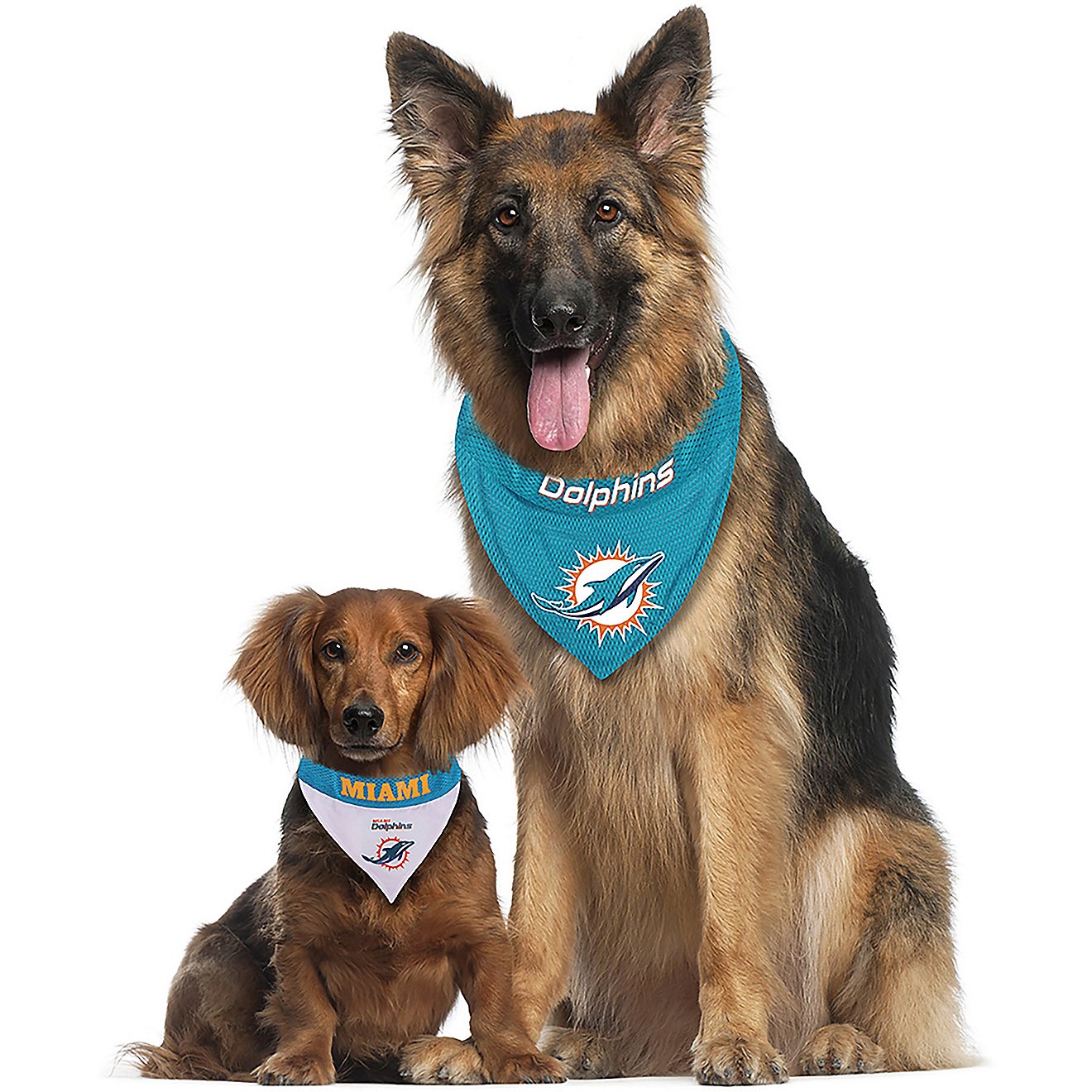 Pets First Miami Dolphins Reversible Dog Bandana                                                                                 - view number 4