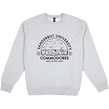 Uscape Apparel Men's Vanderbilt University Premium Heavyweight Fleece Crew Sweatshirt