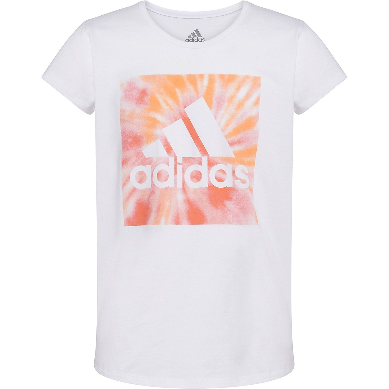 adidas Girls' Scoop Neck Graphic Short Sleeve T-shirt                                                                            - view number 1