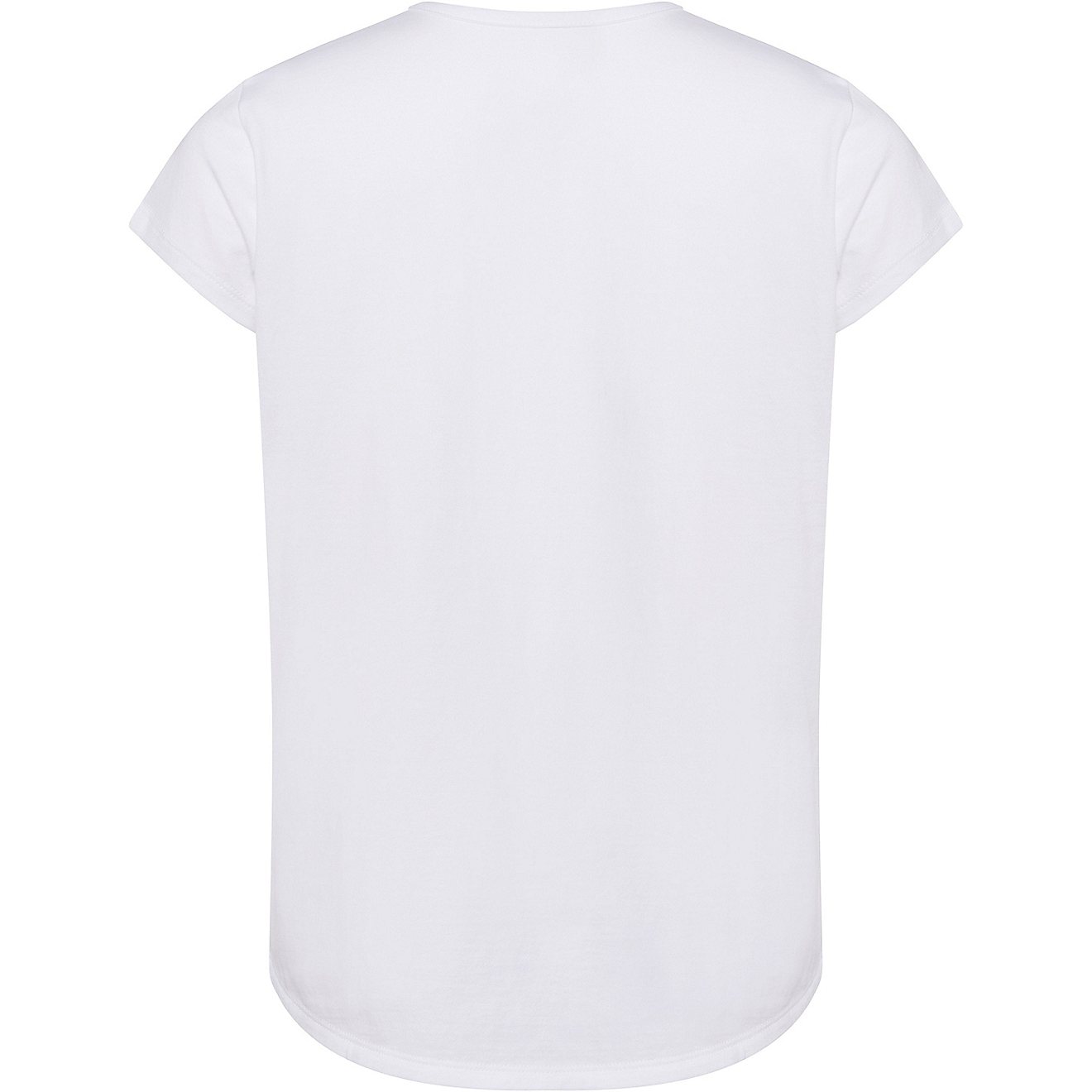 adidas Girls' Scoop Neck Graphic Short Sleeve T-shirt                                                                            - view number 2