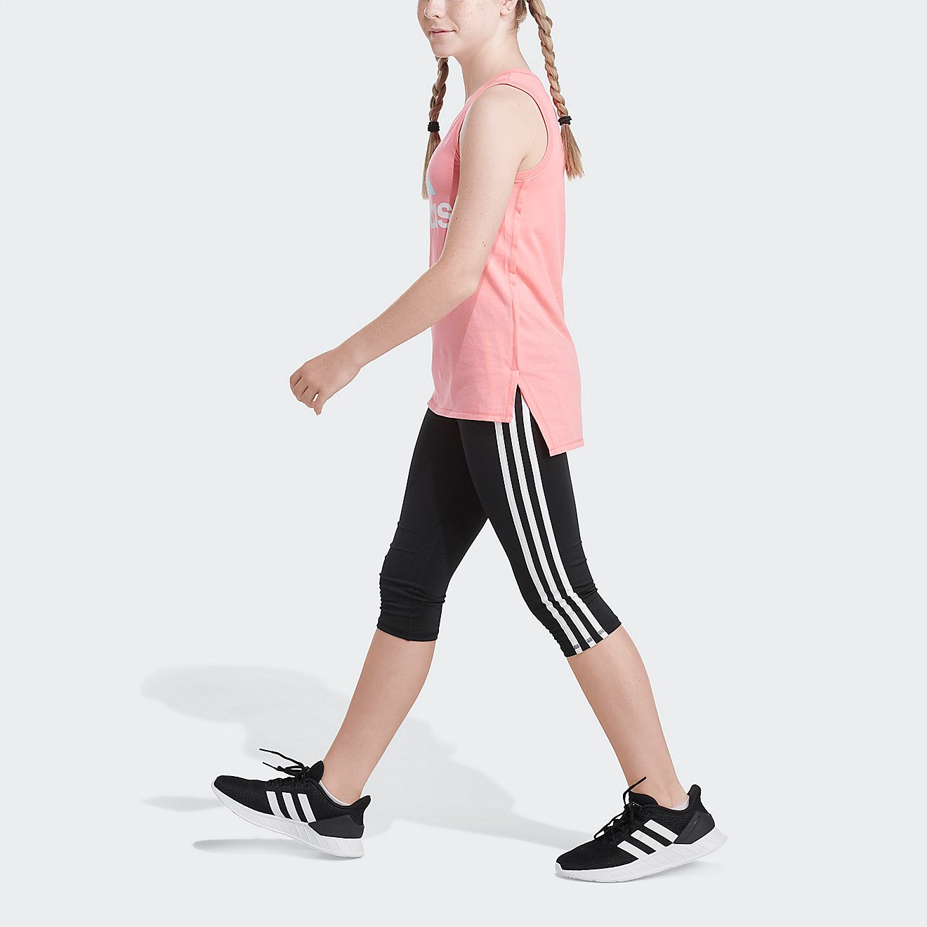 adidas Girls' Muscle Blend 22 Tank Top                                                                                           - view number 3