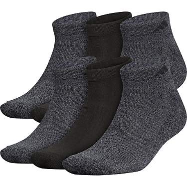 adidas Men's Large Athletic Low-Cut Socks 6 Pack                                                                                