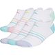 adidas Girls' Superlite No-Show Socks 6-Pack                                                                                     - view number 1 image