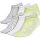 adidas Women's Linear Superlite Color Wash No Show Socks 6 Pack                                                                  - view number 1 image