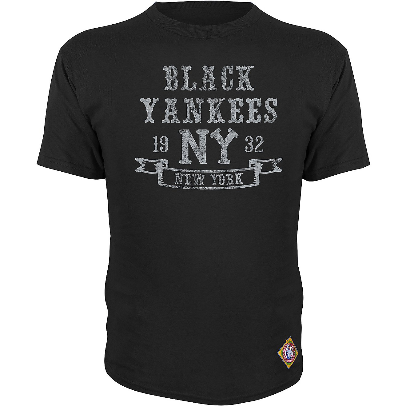 Stitches Men's Black Yankees Team Graphic Short Sleeve T-shirt                                                                   - view number 1