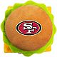 Pets First San Francisco 49ers Hamburger Dog Toy                                                                                 - view number 1 image