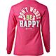 Love & Pineapples Women's Don't Worry Be Happy Graphic T-shirt                                                                   - view number 1 image