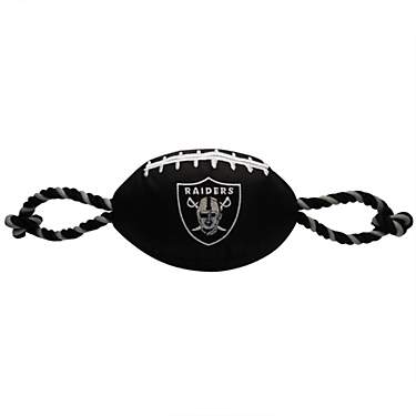 Pets First Oakland Raiders Nylon Football Rope Dog Toy                                                                          