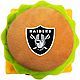 Pets First Oakland Raiders Hamburger Dog Toy                                                                                     - view number 1 image