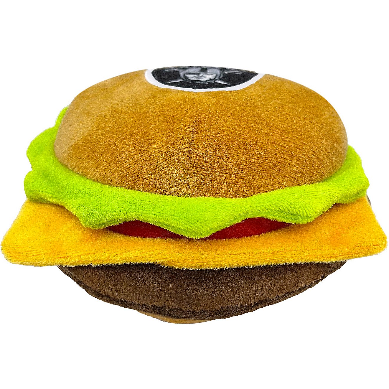 Pets First Oakland Raiders Hamburger Dog Toy                                                                                     - view number 2