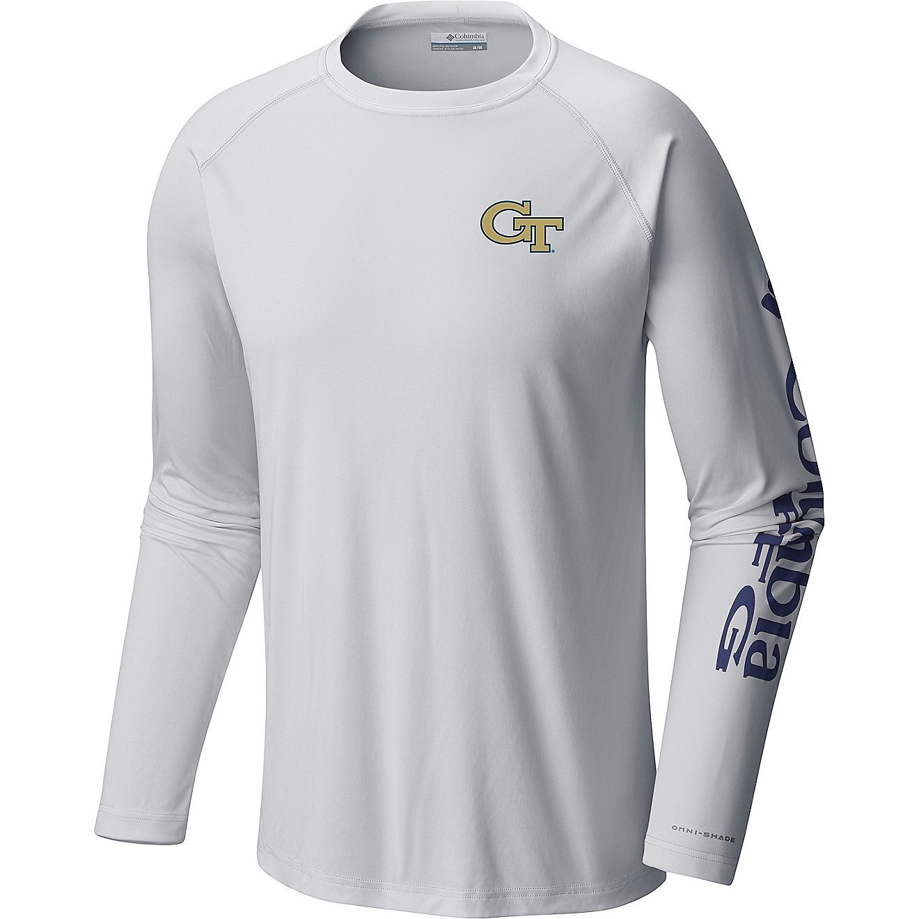 Columbia Sportswear Men's Georgia Tech Terminal Tackle Graphic Long Sleeve T-shirt                                               - view number 1